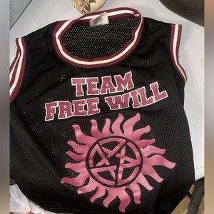 Supernatural Merch Graphic Jersey Tank. Womens Size Small.